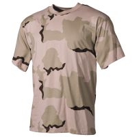 US T-Shirt,  halbarm,  3 Farbendesert,  170 g/m²