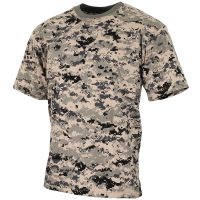 US T-Shirt,  halbarm, digital urban,  170 g/m²