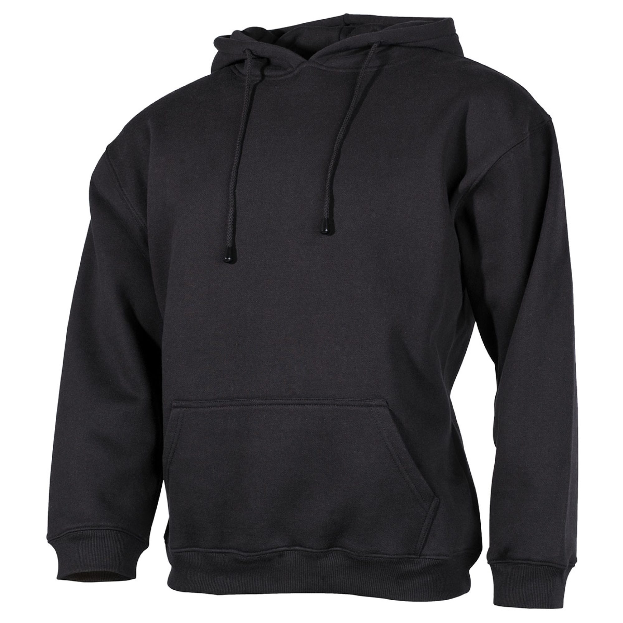 Kapuzen Sweatshirt, 340 g/m²,  schwarz