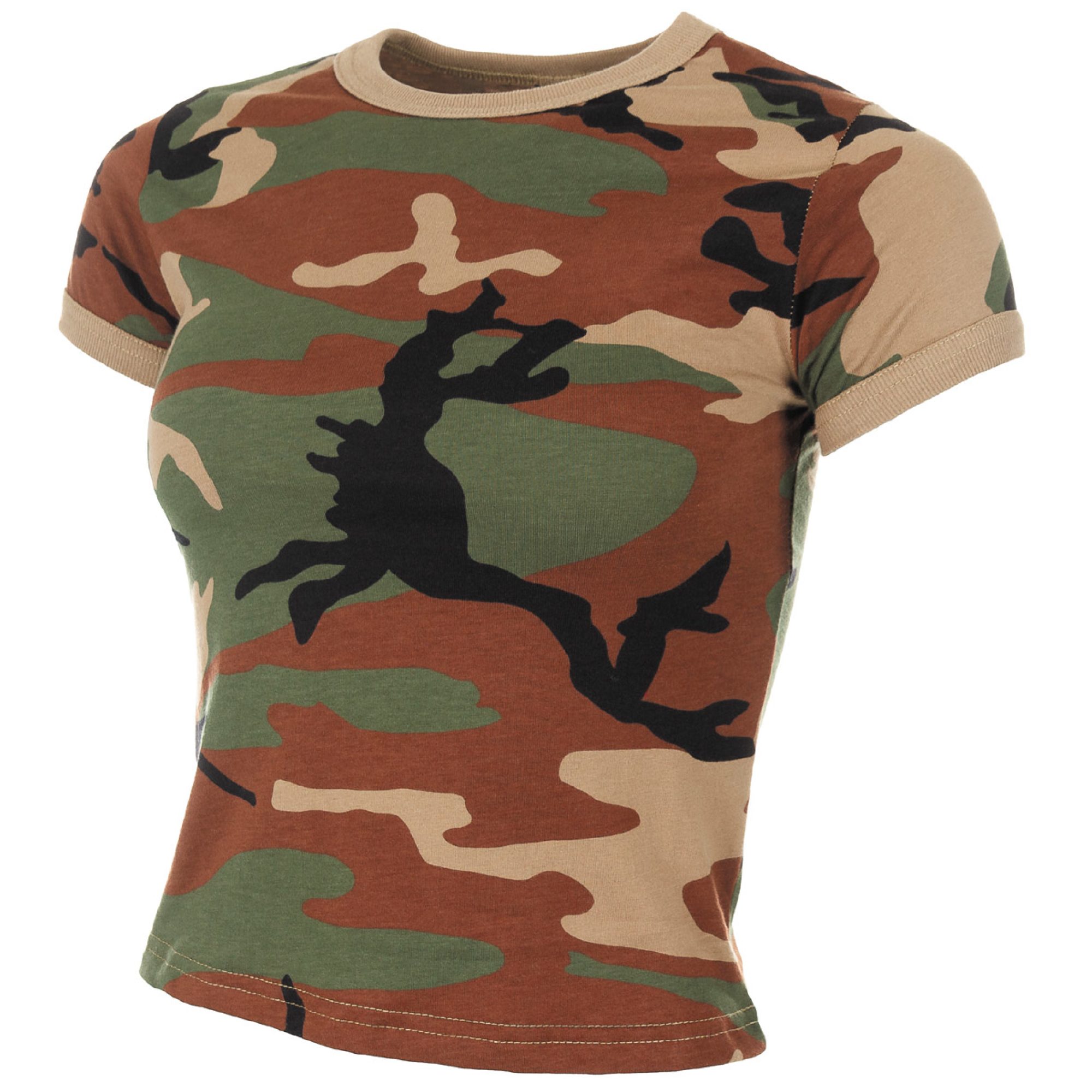 US T-Shirt,  Damen,  woodland