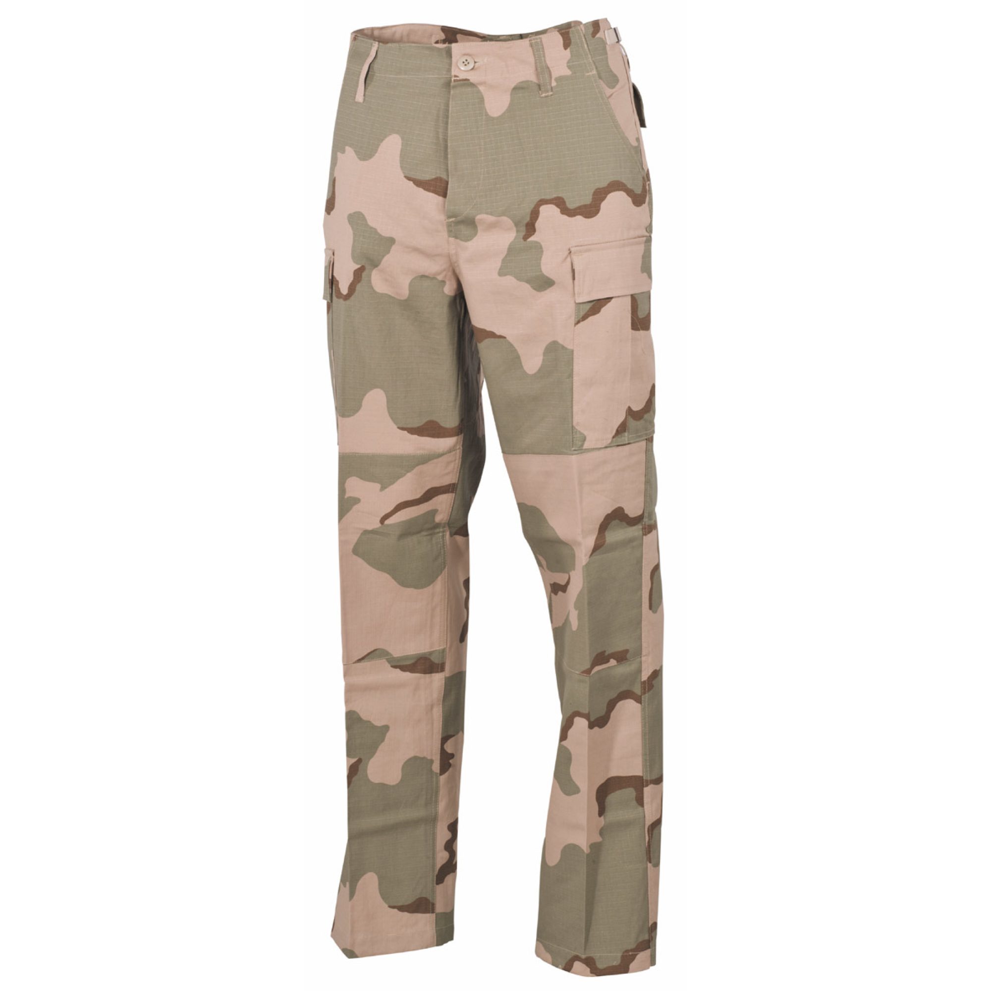 US Kampfhose,  BDU,  Rip Stop, 3 Farben desert