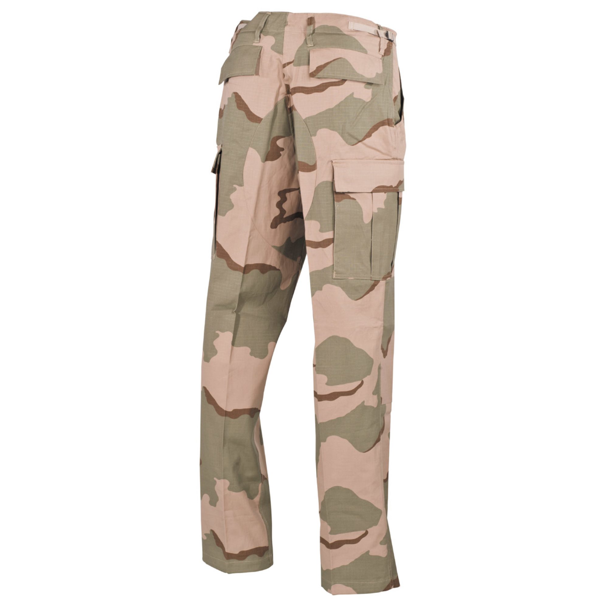 US Kampfhose,  BDU,  Rip Stop, 3 Farben desert