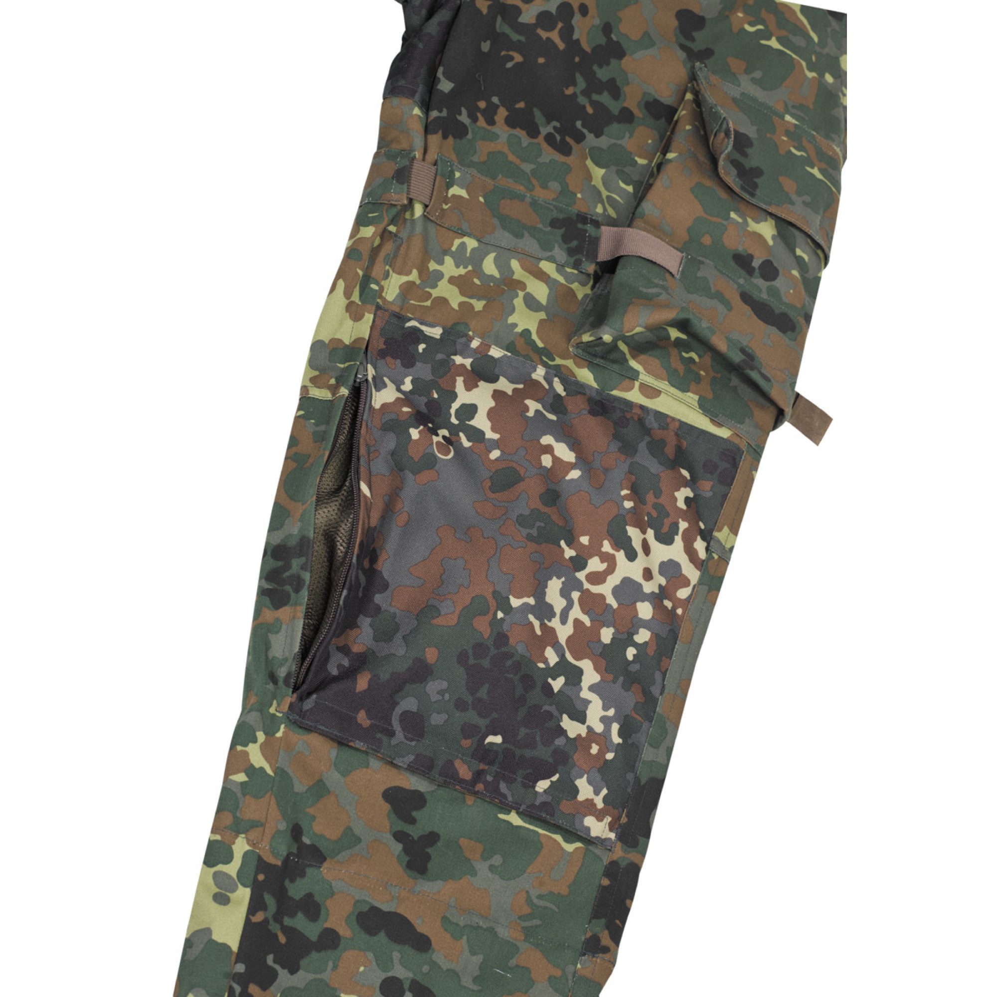 BW Kampfhose,  Einsatz/Übung, flecktarn