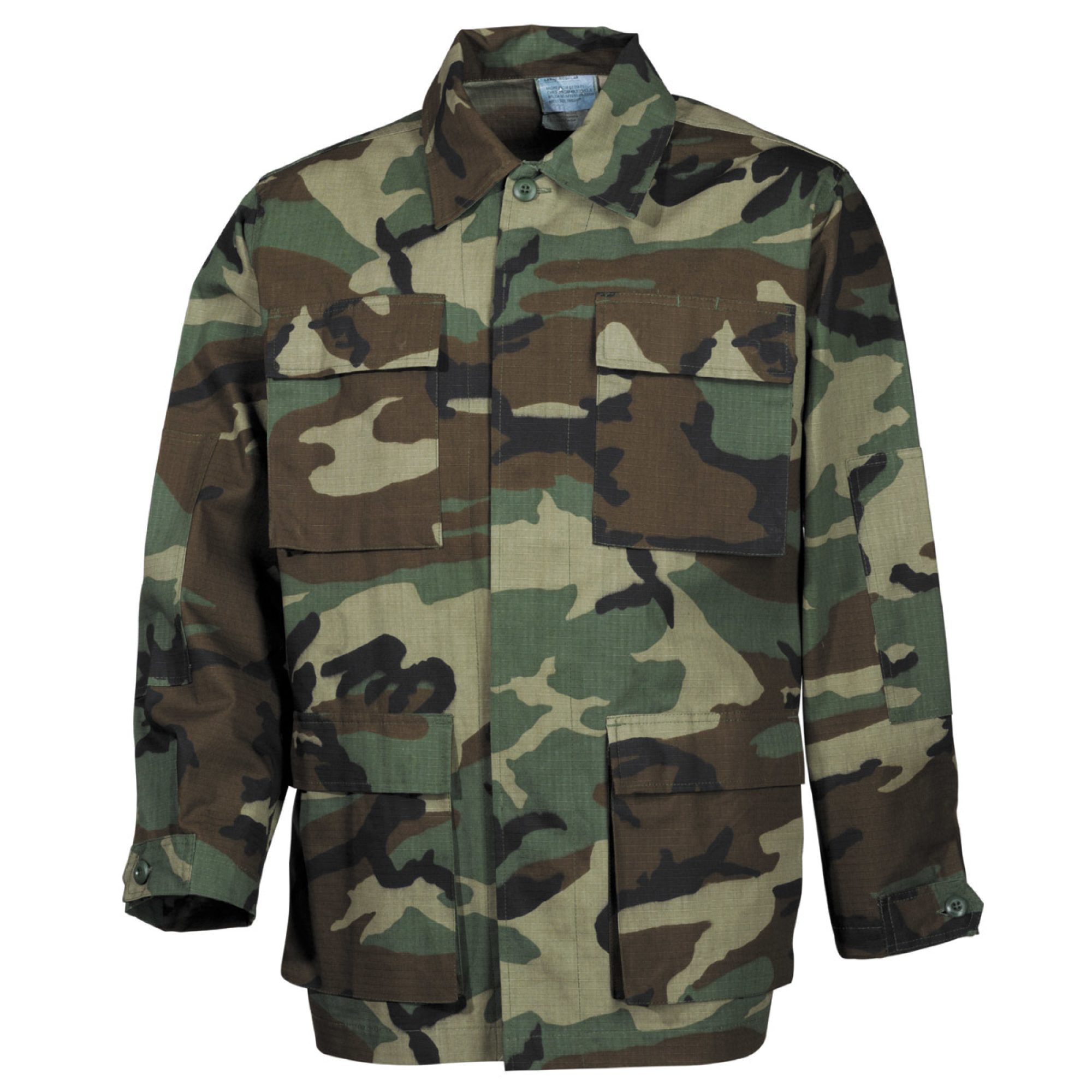 US BDU Feldjacke,  Rip Stop, woodland