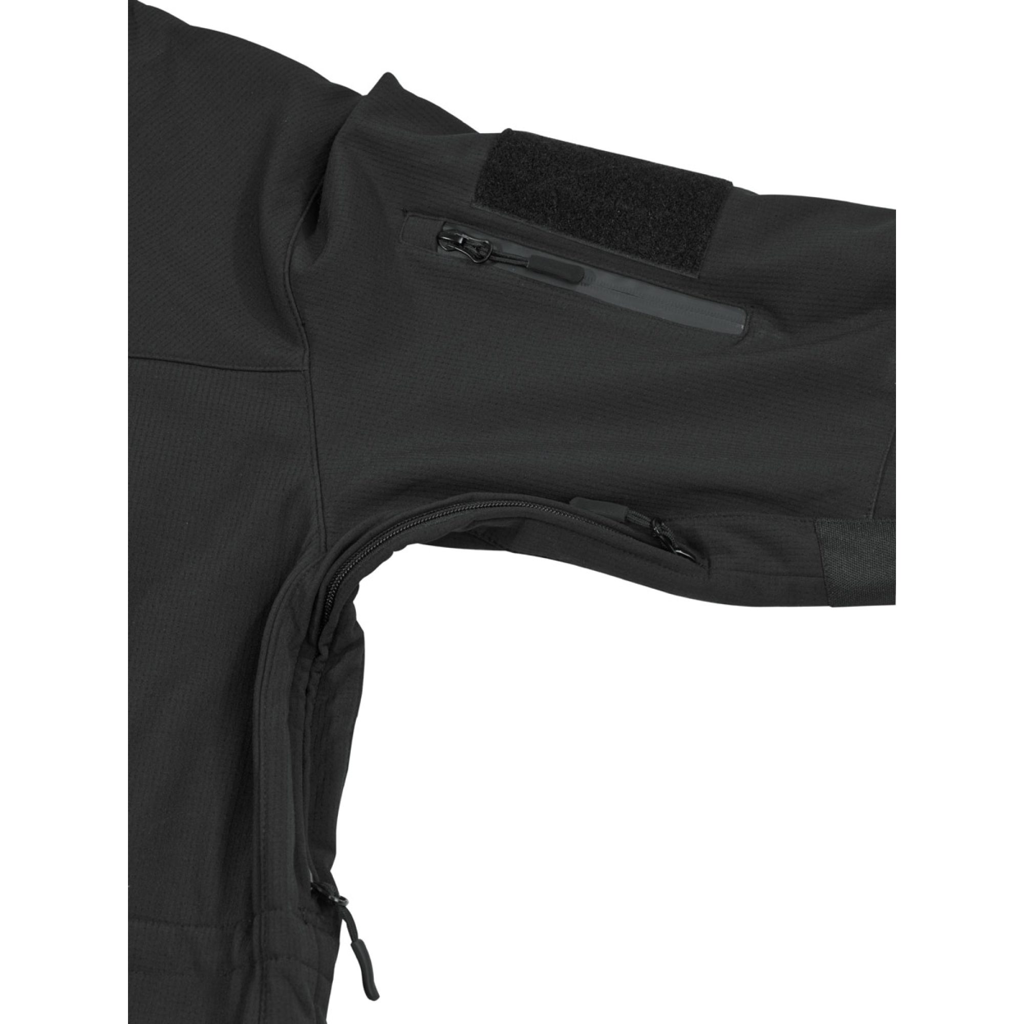 Soft Shell Jacke, „High Defence“,  schwarz