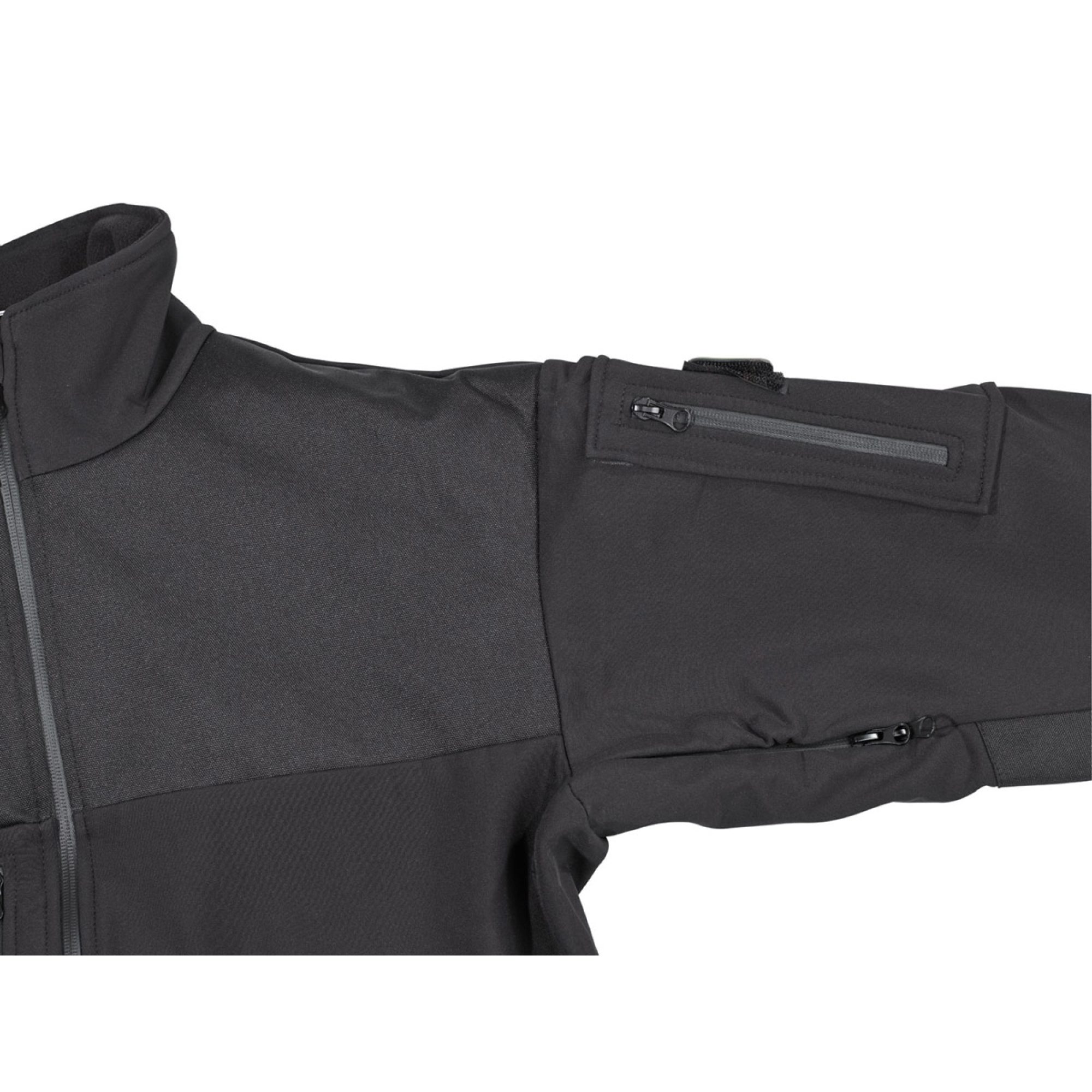 Soft Shell Jacke,  „Protect“, schwarz