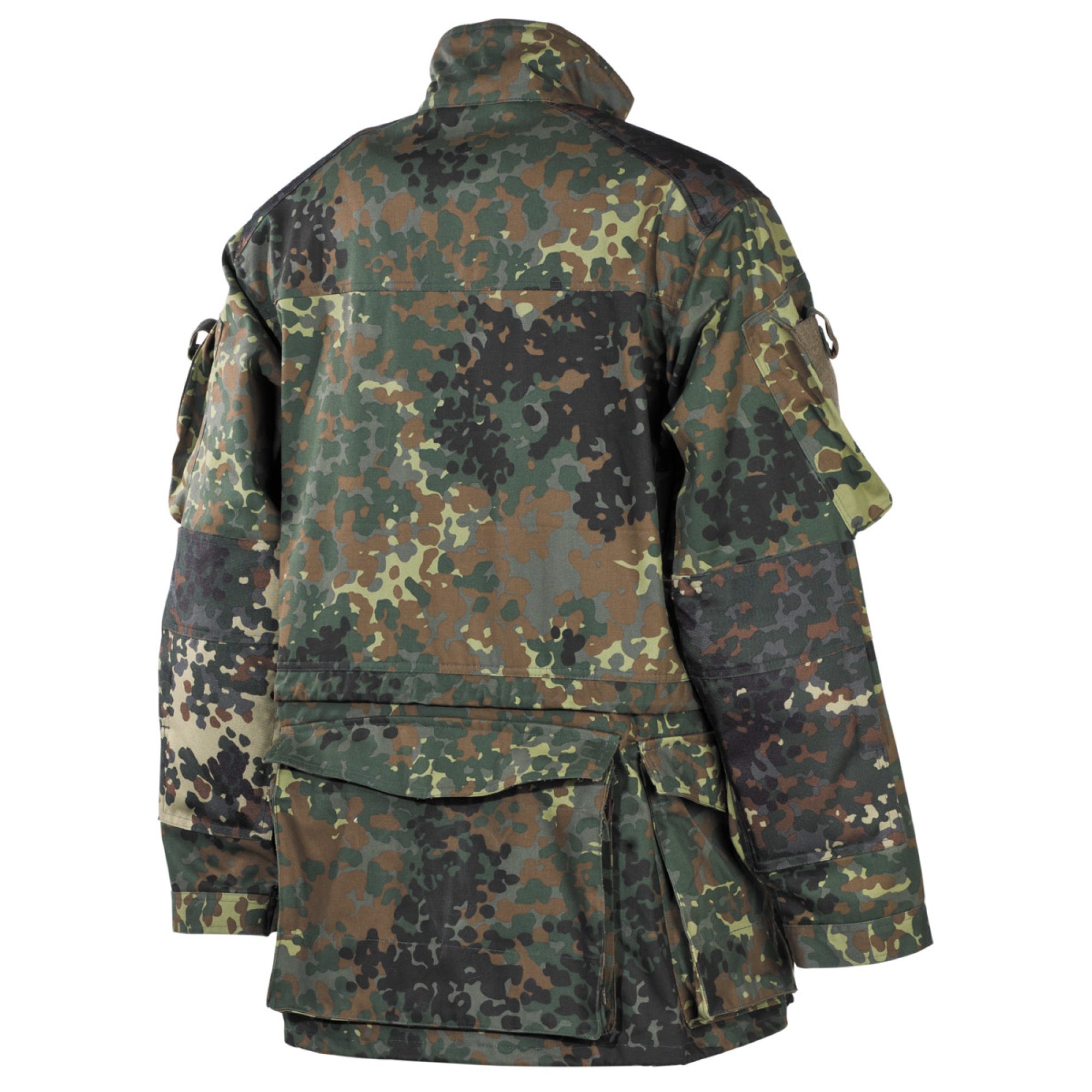 BW Kampfjacke,  Einsatz/Übung, lang,  flecktarn