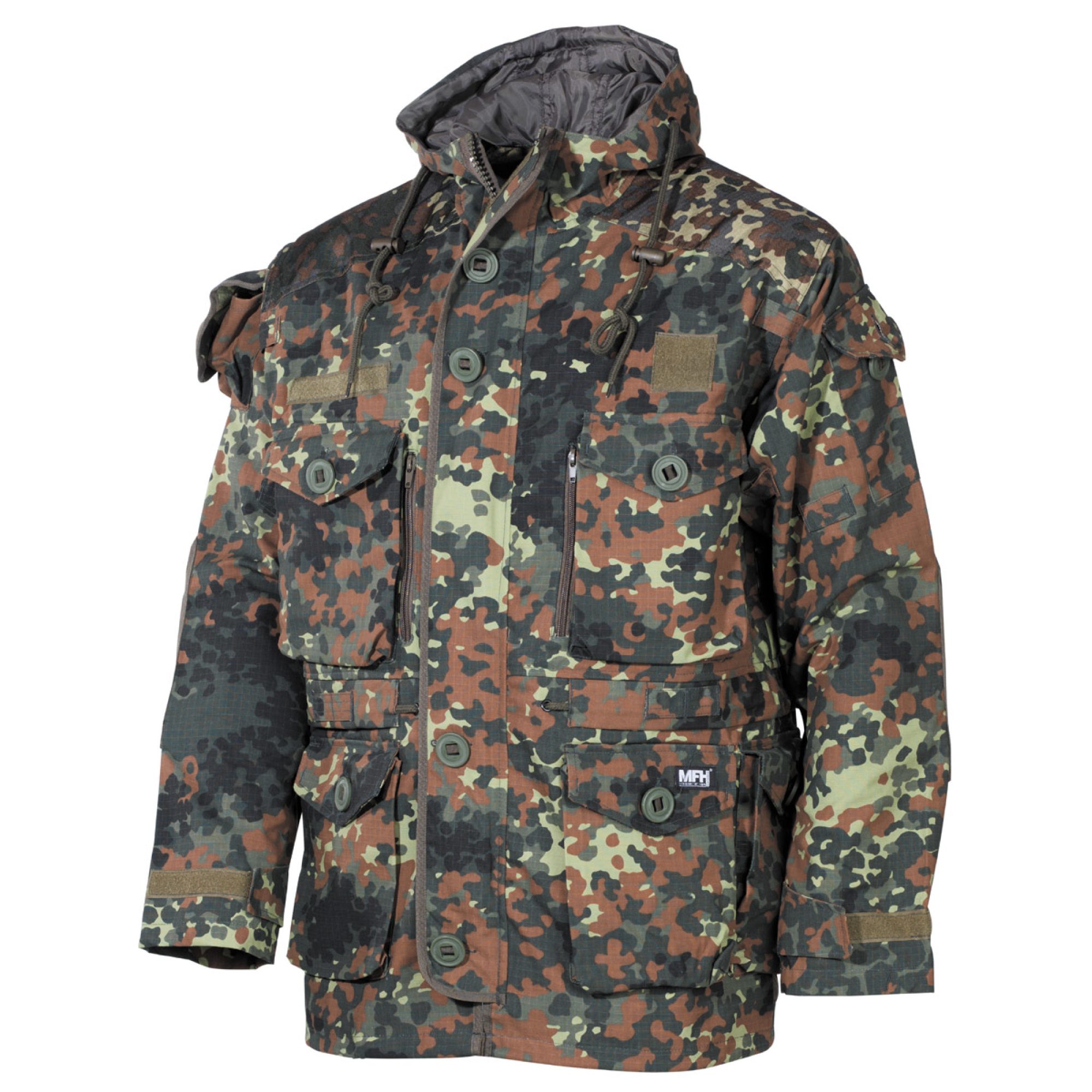 Kommandojacke,  „Smock“, Rip Stop,  flecktarn