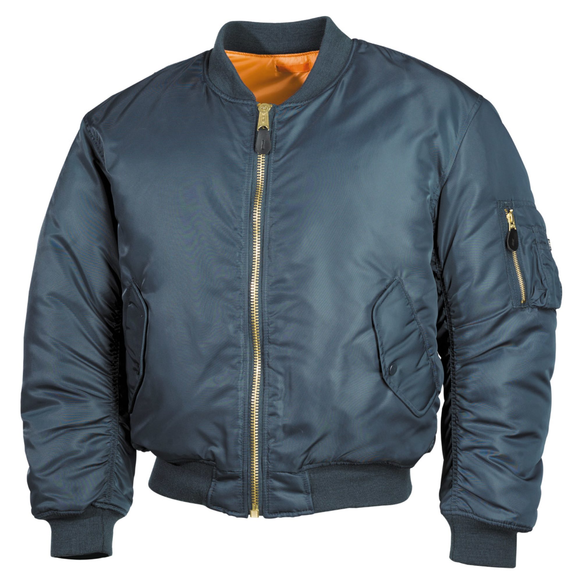 US Pilotenjacke MA1, alphablau (L)