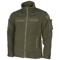 Fleece-Jacke,  „Combat“, oliv