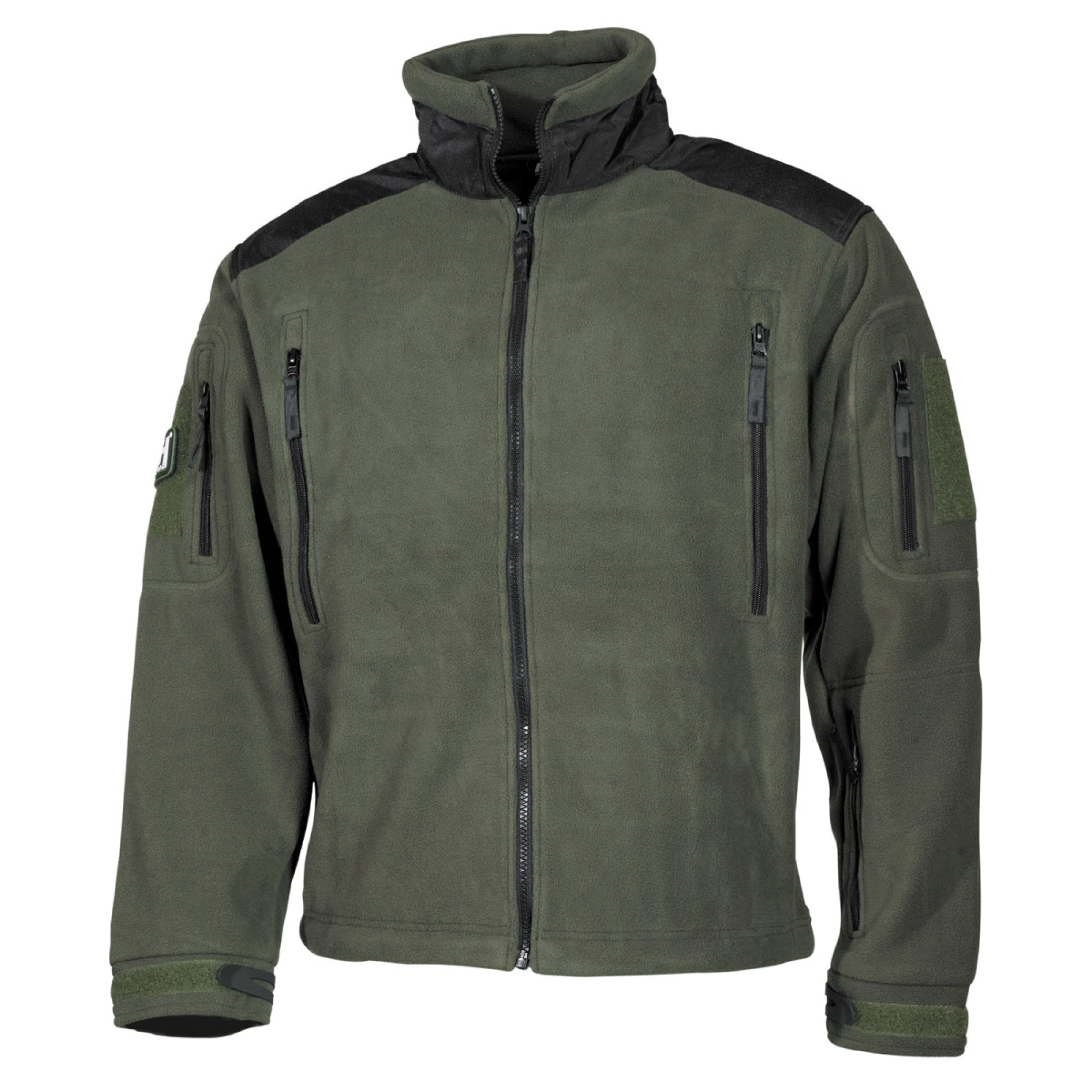 Fleece-Jacke,  „Heavy-Strike“, oliv