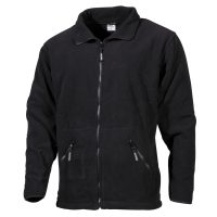 Fleece-Jacke,  „Arber“, schwarz