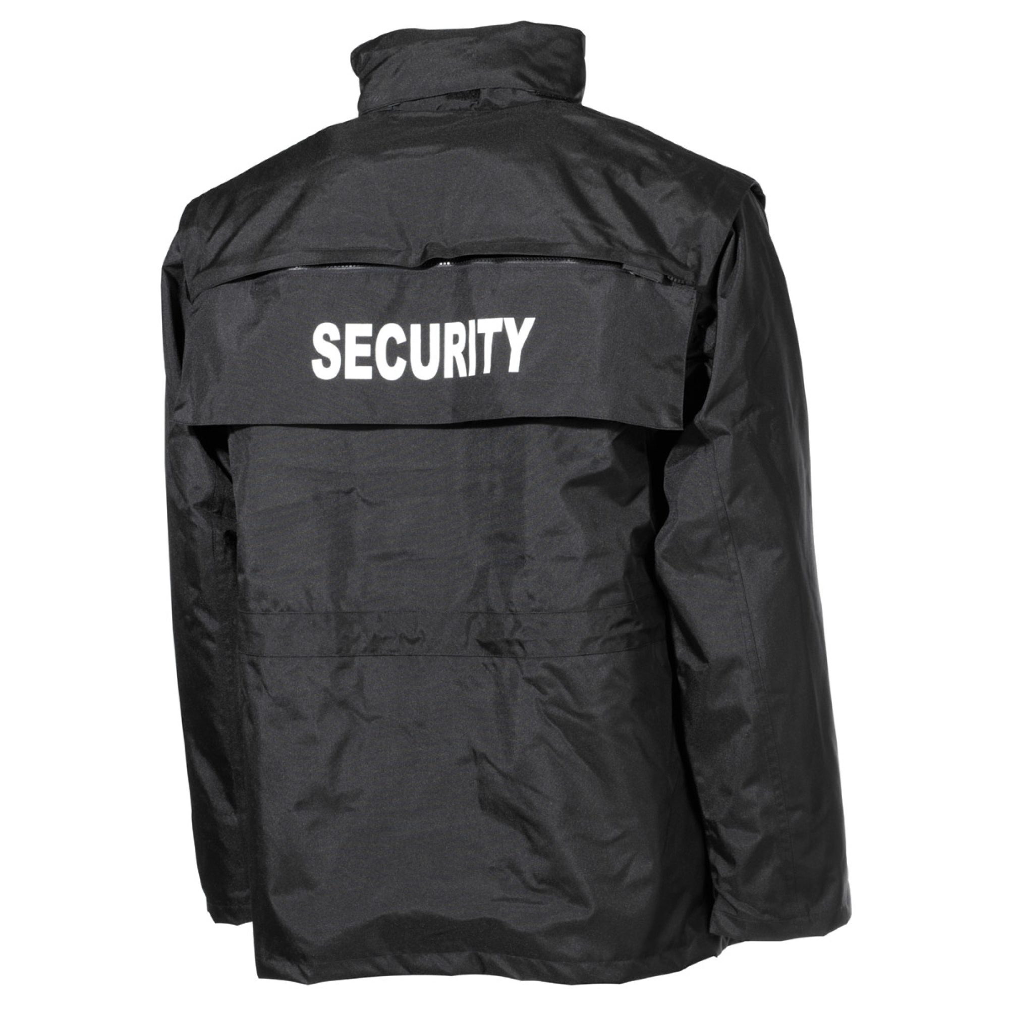 Jacke,  „Security“,  schwarz, wasserdicht,  antistatisch