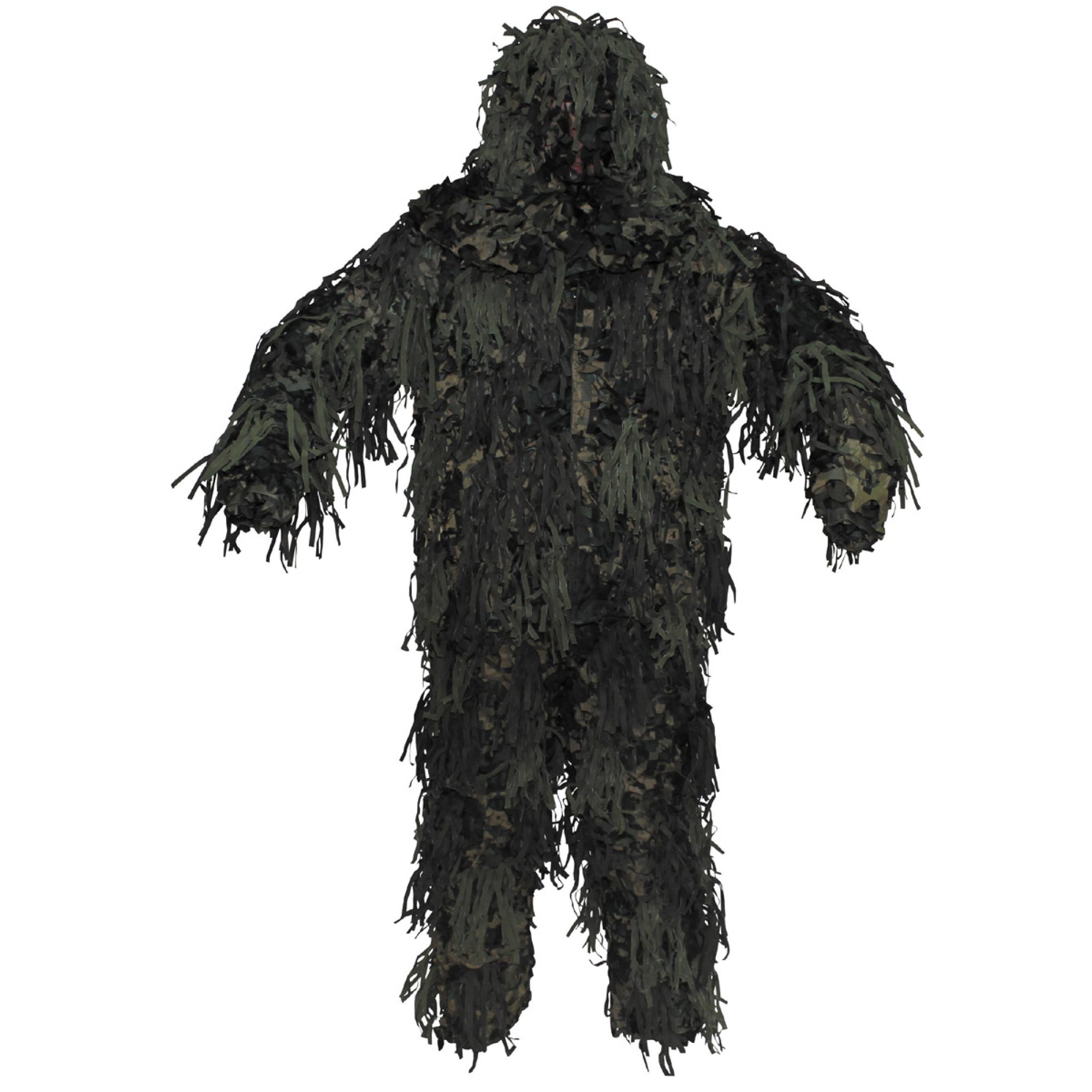 Tarnanzug,  „Ghillie Jackal“, 3-D Body System,  woodland