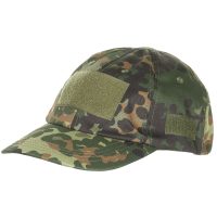 Einsatz-Cap,  mit Klett, flecktarn