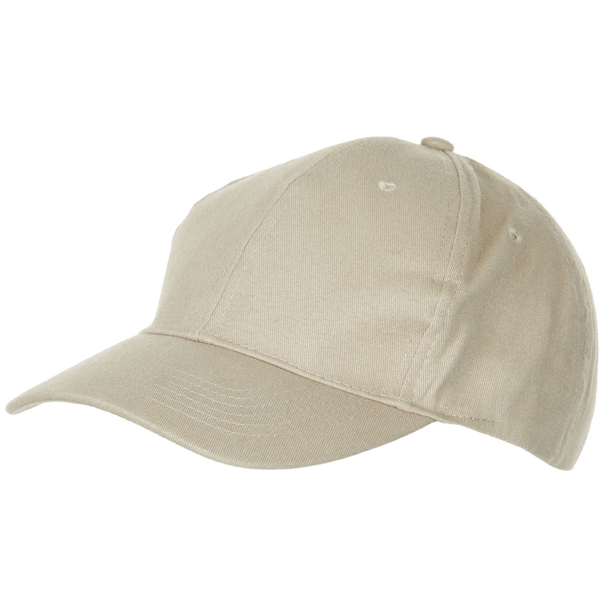 BB Cap,  flach,  khaki, gebürstet