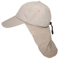 Cap,  „Sahara“,  beige, langer Nackenschutz