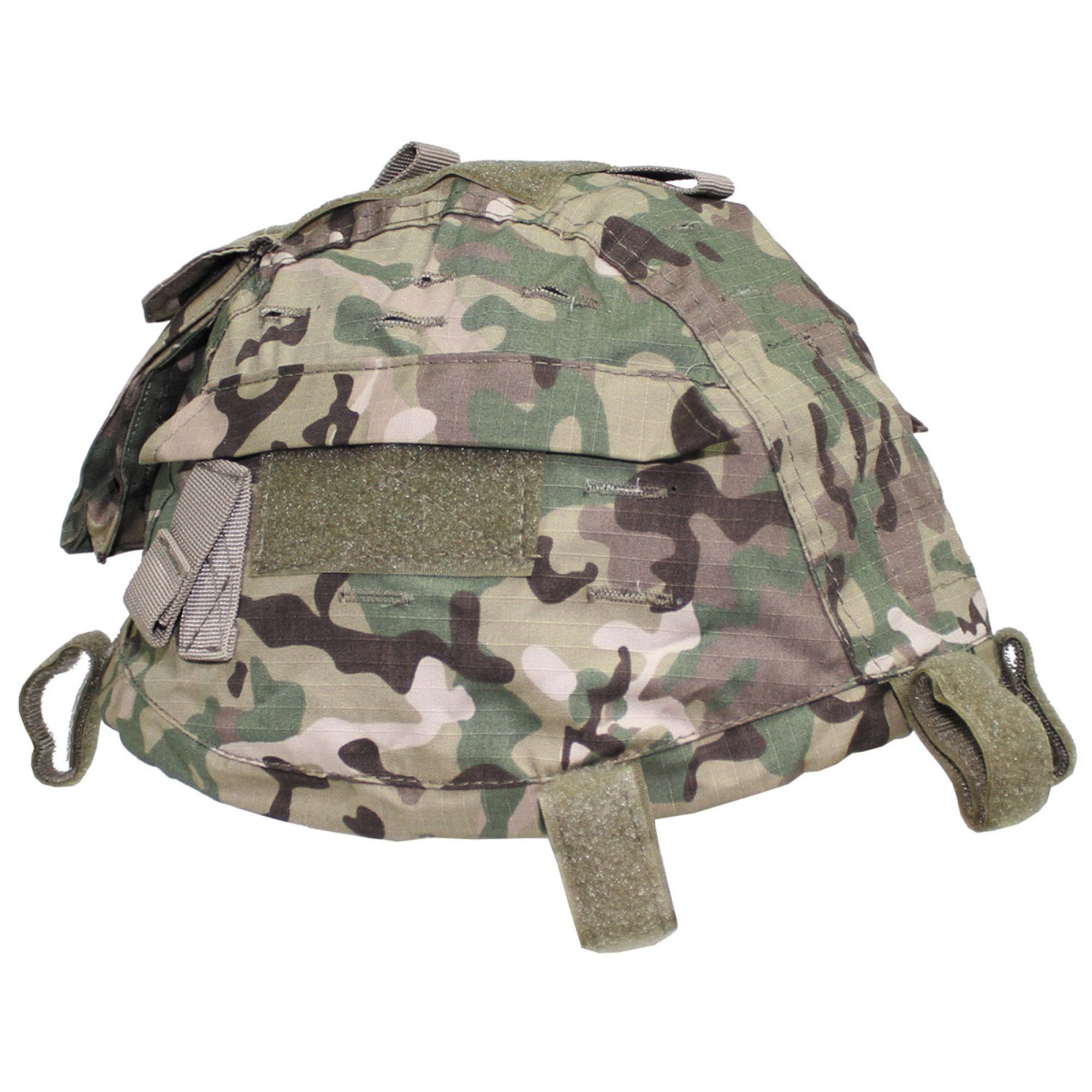 Helmbezug mit Taschen, größenverst.,  operation-camo