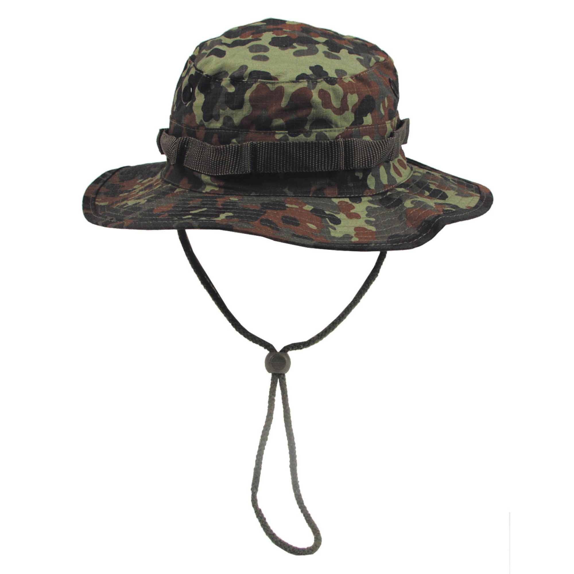 US GI Buschhut,  mit Kinnband, GI Boonie,  Rip Stop,  flecktarn