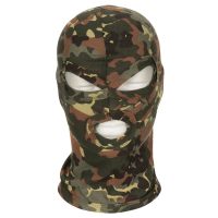 Balaclava,  3-Loch,  dünn, flecktarn,  100 % Baumwolle