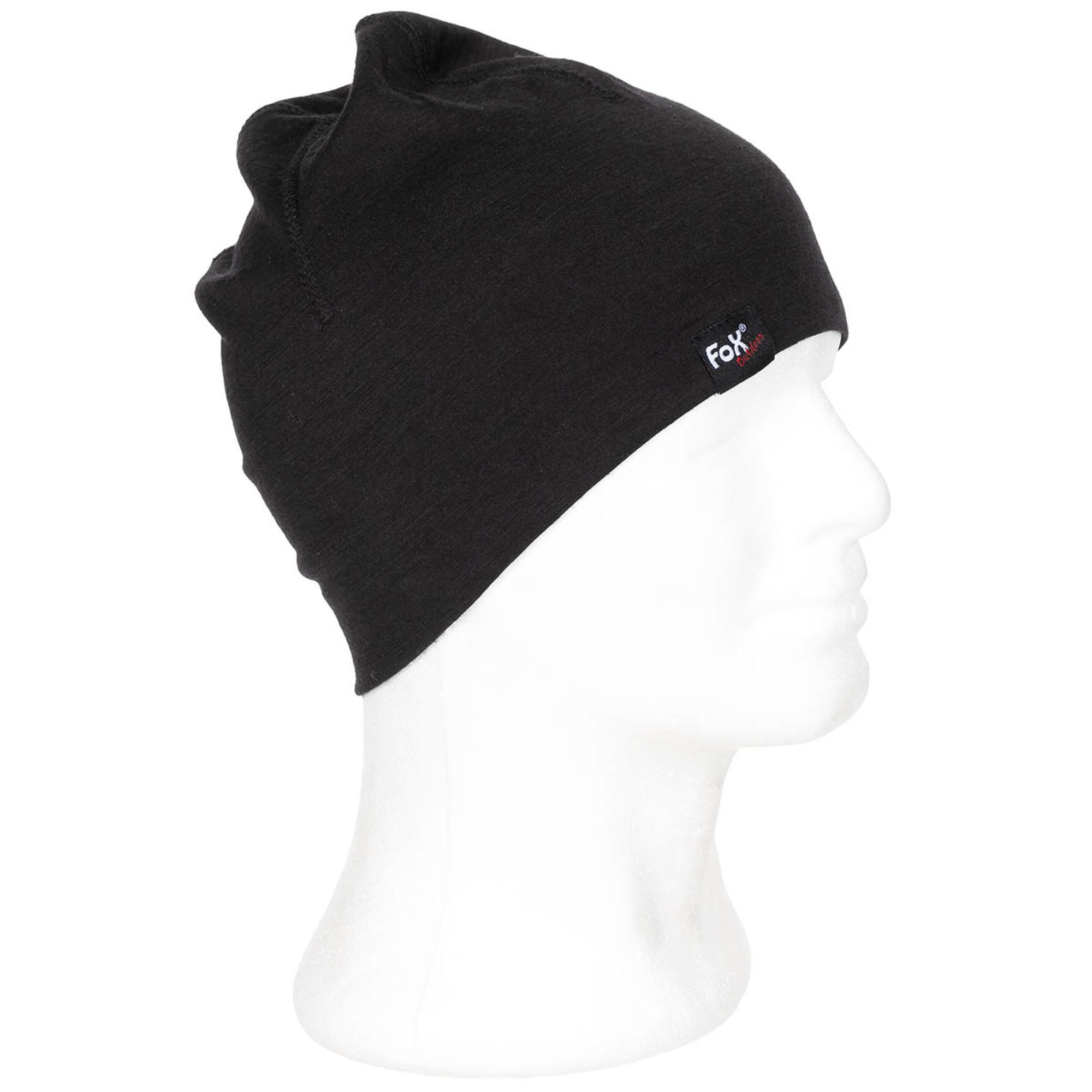 Beanie,  „Merino Lite“, schwarz