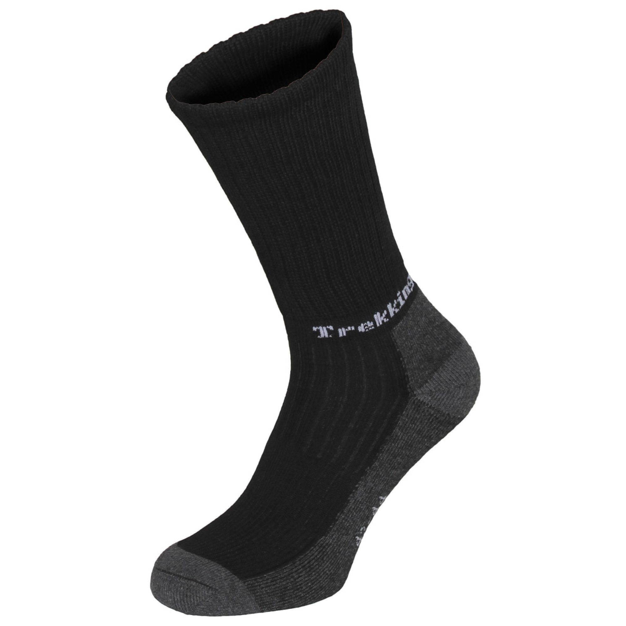 Trekkingsocken,  „Lusen“, schwarz,  Frotteesohle