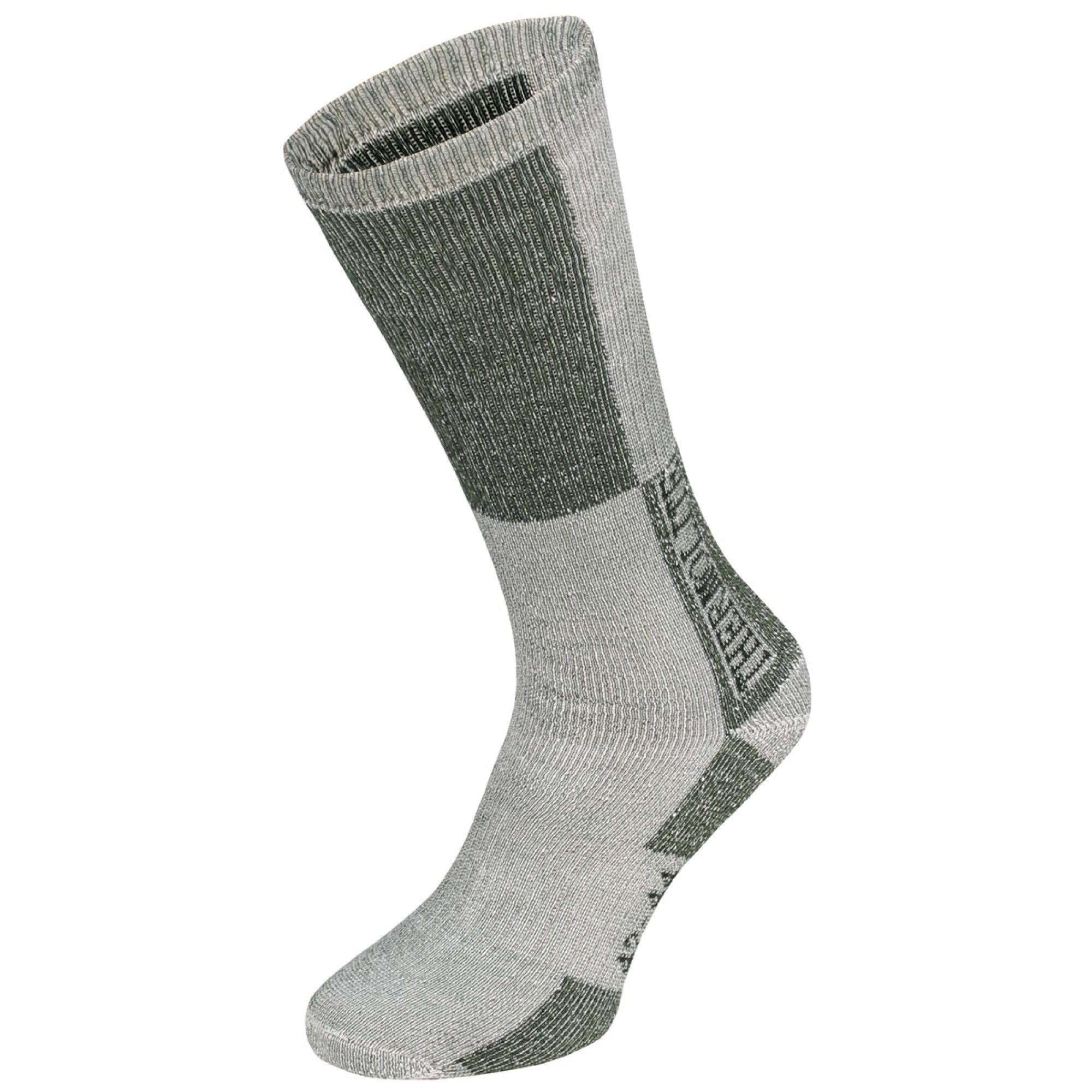 Wintersocken,  „Polar“, oliv-weiß