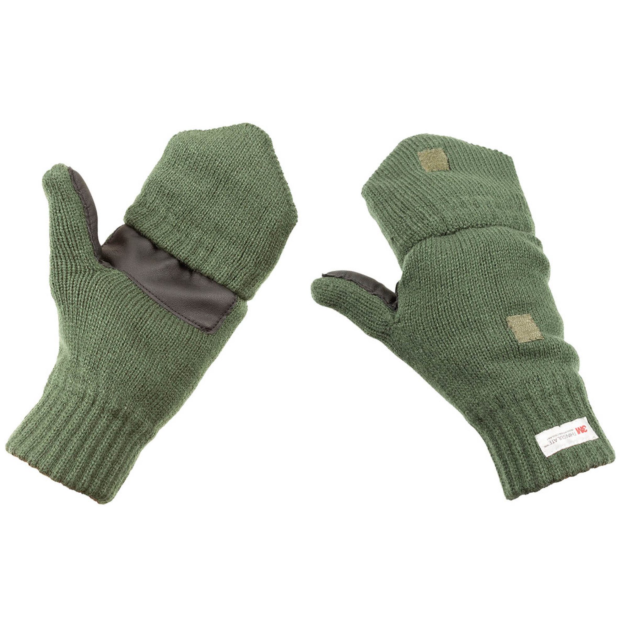 Strick-Faust-Fingerhandschuhe, oliv,  3M™ Thinsulate™