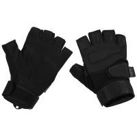 Tactical Handschuhe, „Pro“, ohne Finger,  schwarz