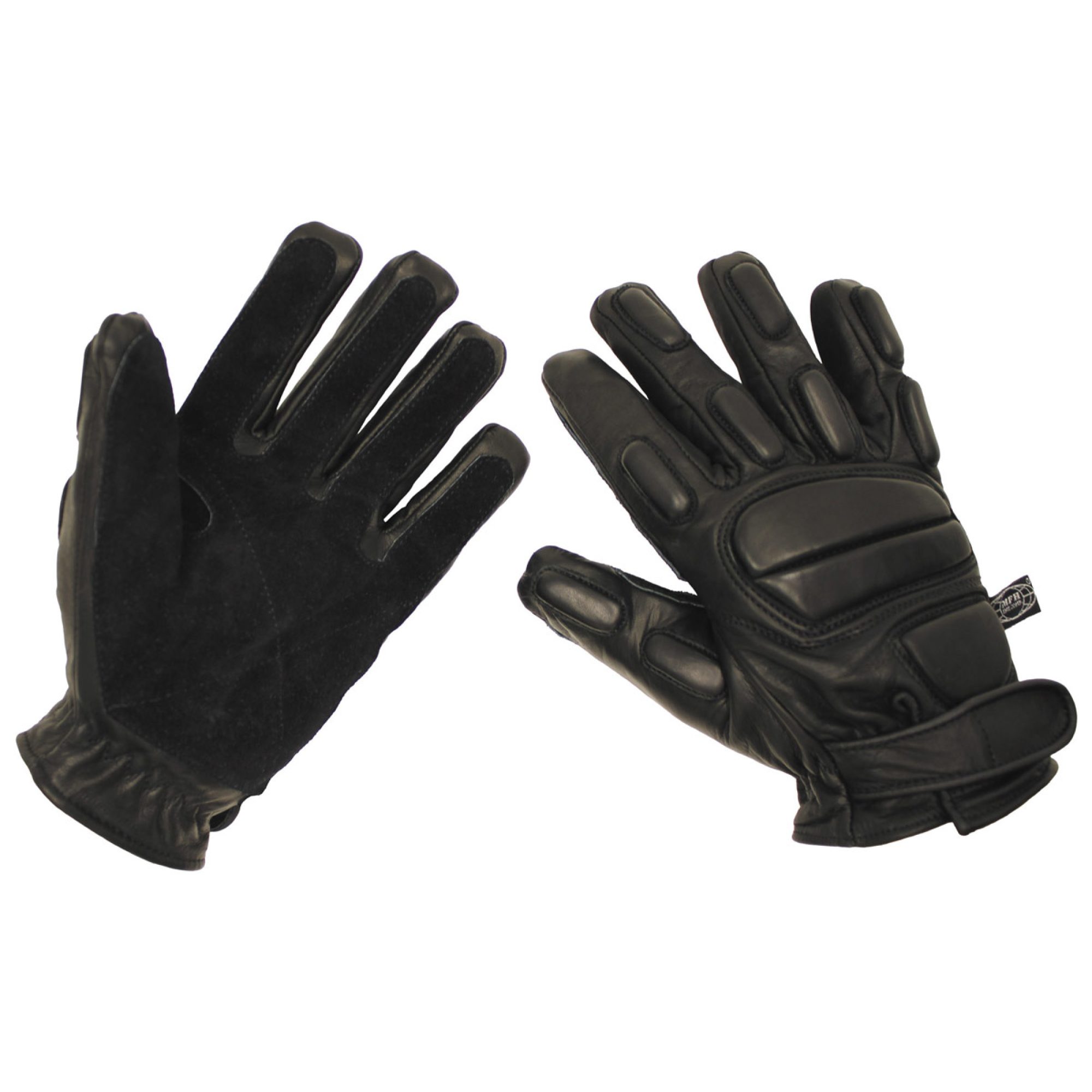 Lederhandschuhe,  "Protect", schwarz,  schnitthemmend