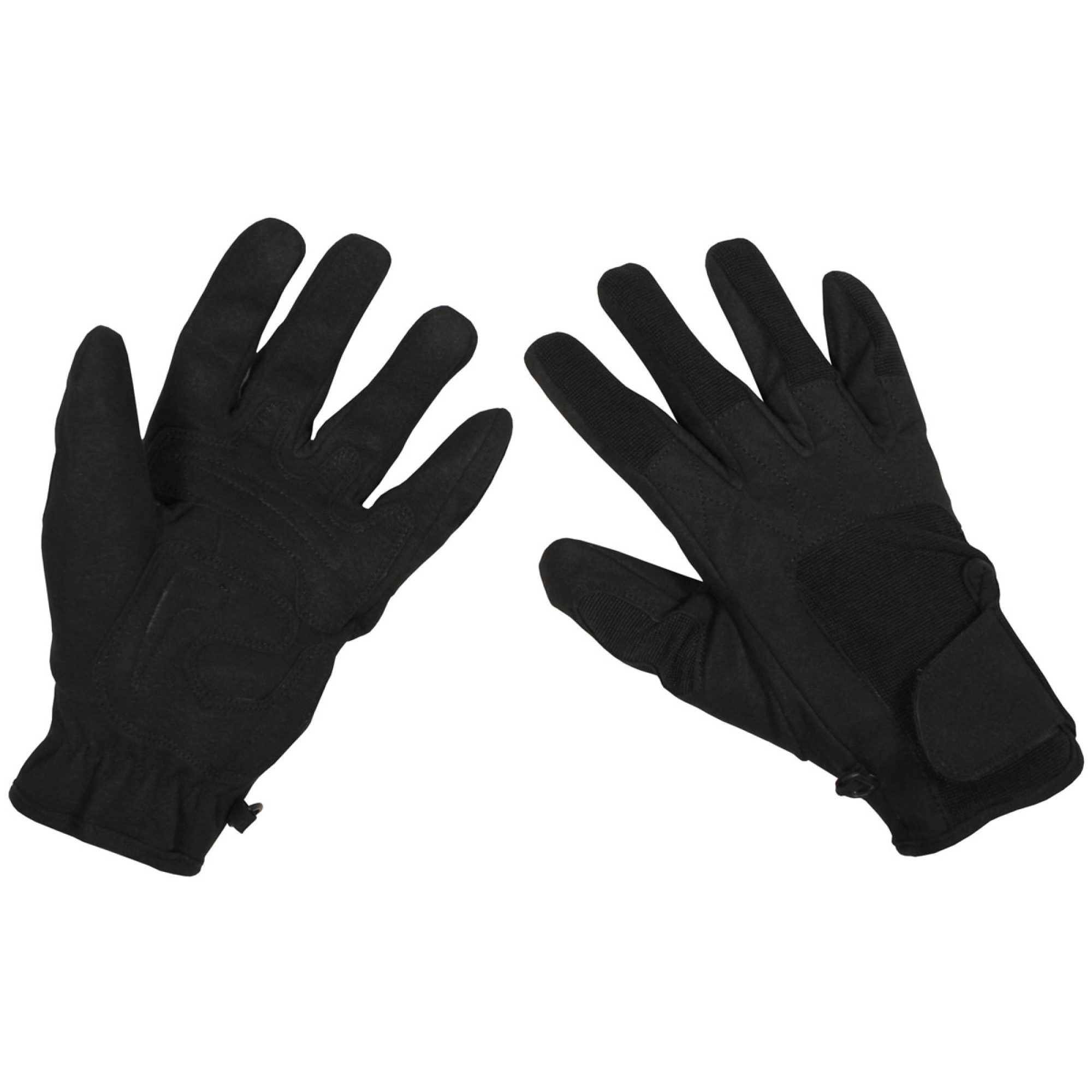 Fingerhandschuhe, „Worker light“,  schwarz