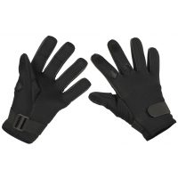 Fingerhandschuhe,  „Mesh“, Neopren,  schwarz