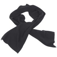 Fleece-Schal,  schwarz, ca. 160 x 25 cm