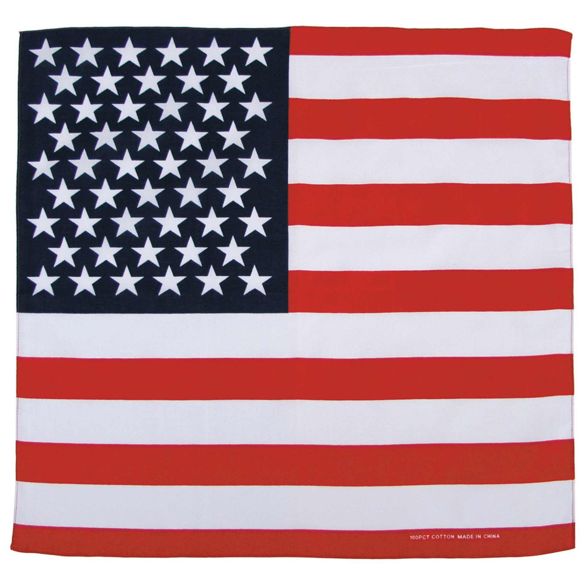 Bandana,  USA Fahne, ca. 55 x 55 cm,  Baumwolle