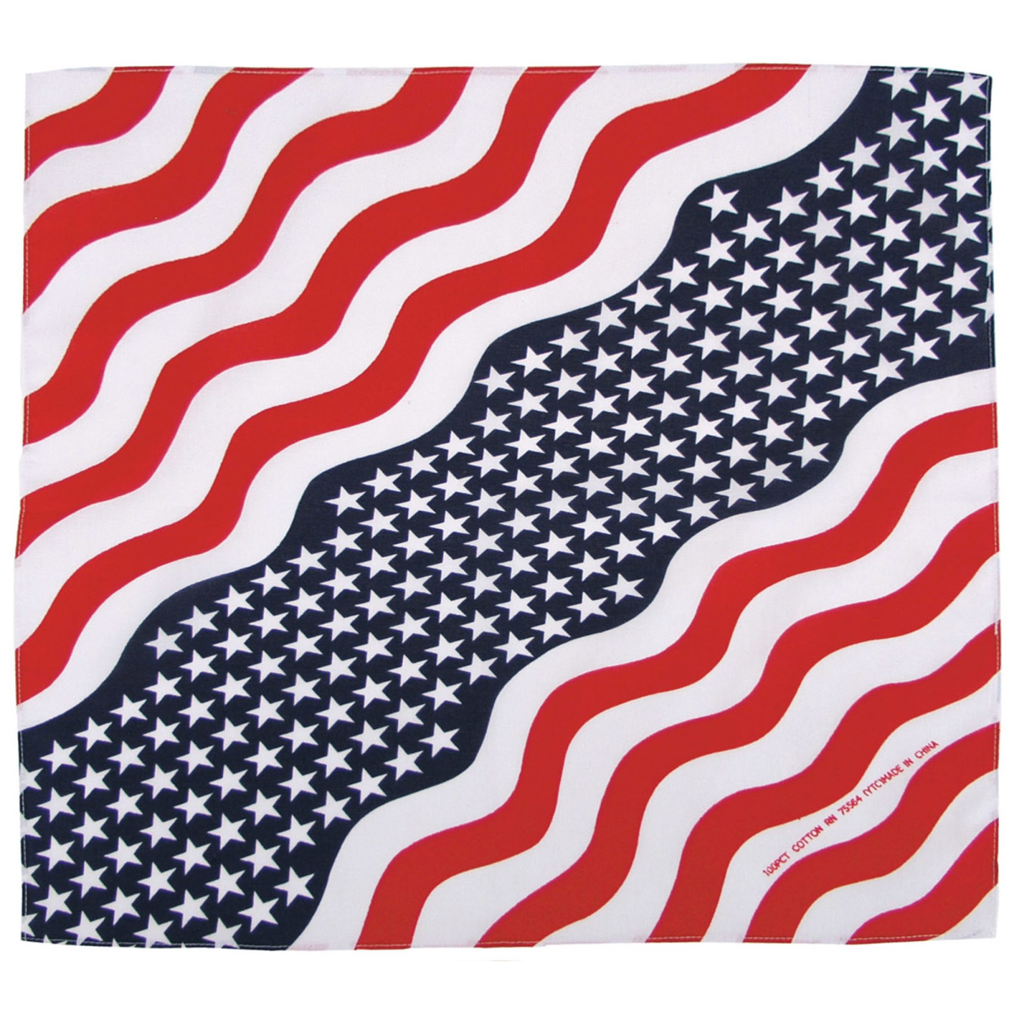 Bandana,  Stars und Stripes, ca. 55 x 55 cm,  Baumwolle