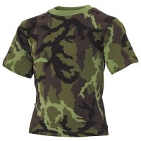 Kinder T-Shirt,  M 95 CZ tarn, halbarm,  170 g/m²