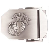 USMC Gürtelschloss,  silber, Metall,  ca. 4 cm