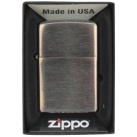 Feuerzeug,  Zippo, „Chrome Brushed“,  unbefüllt