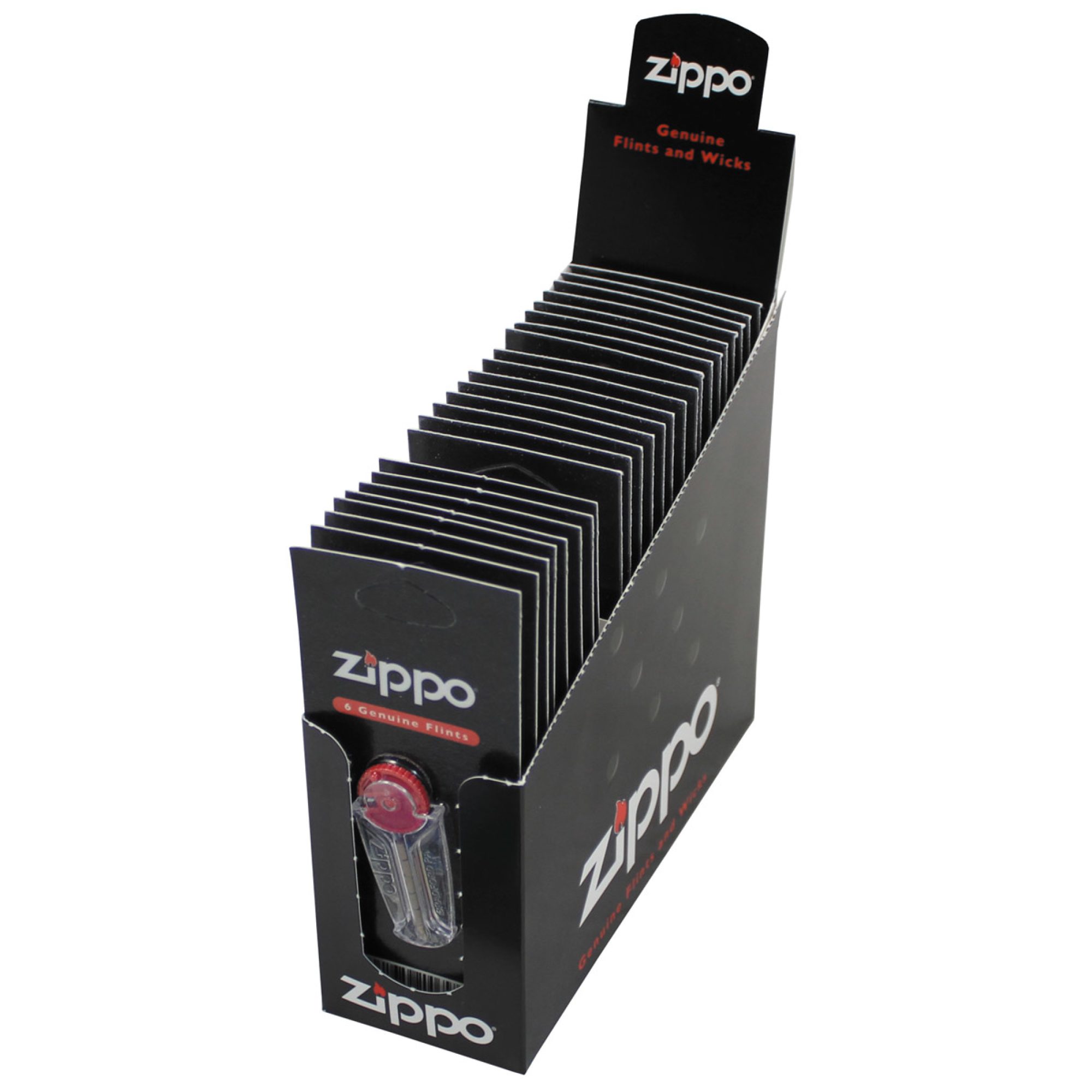 Zippo Feuersteine, 24 Spender/Display