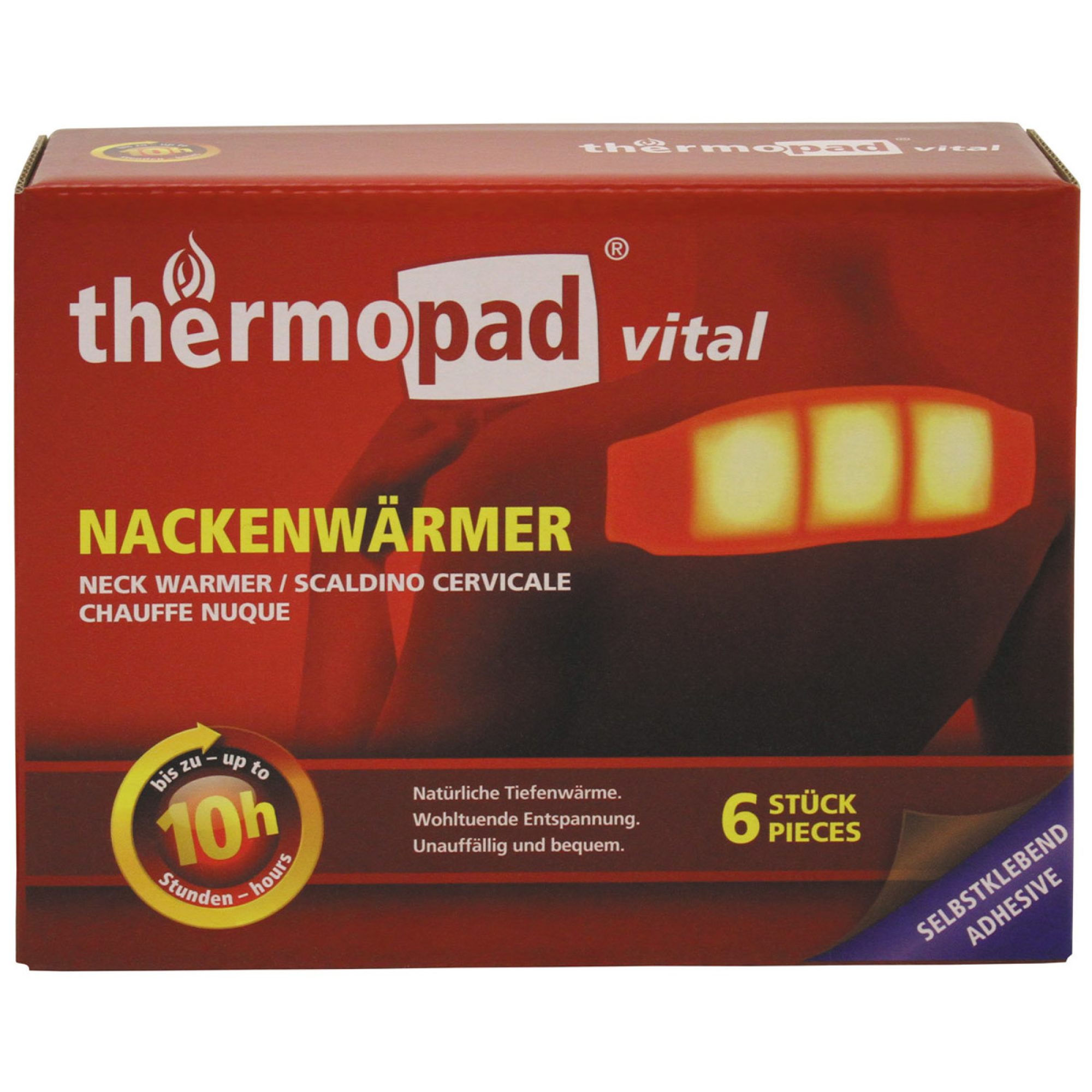 Nackenwärmer,  „Thermopad“, 6er Pack,  Einmalgebrauch
