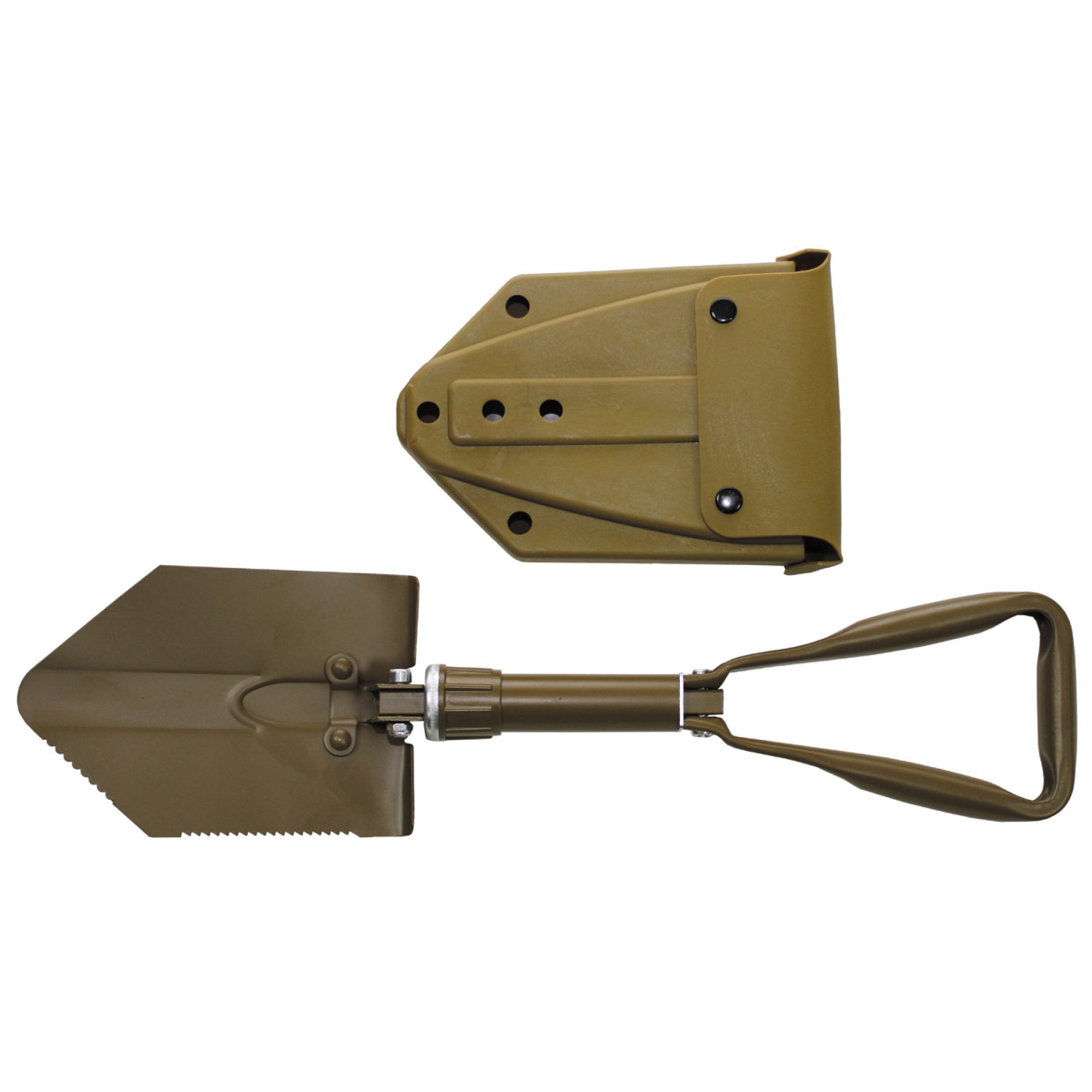 BW Klappspaten, 3-teilig,  coyote tan