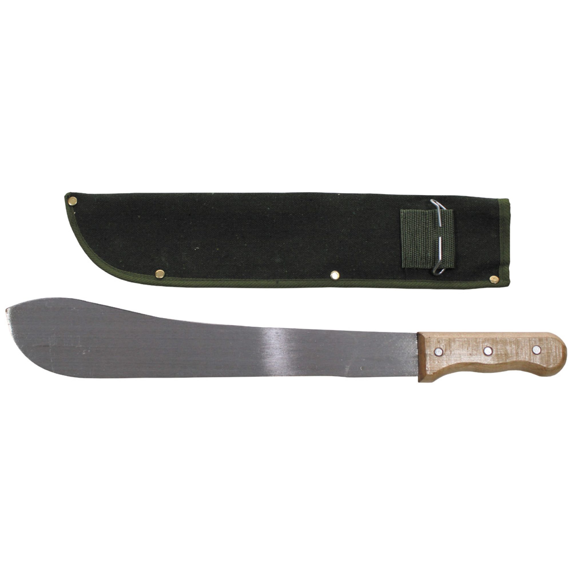 Bolo Machete,  mit Canvas-Scheide,  Holzgriff