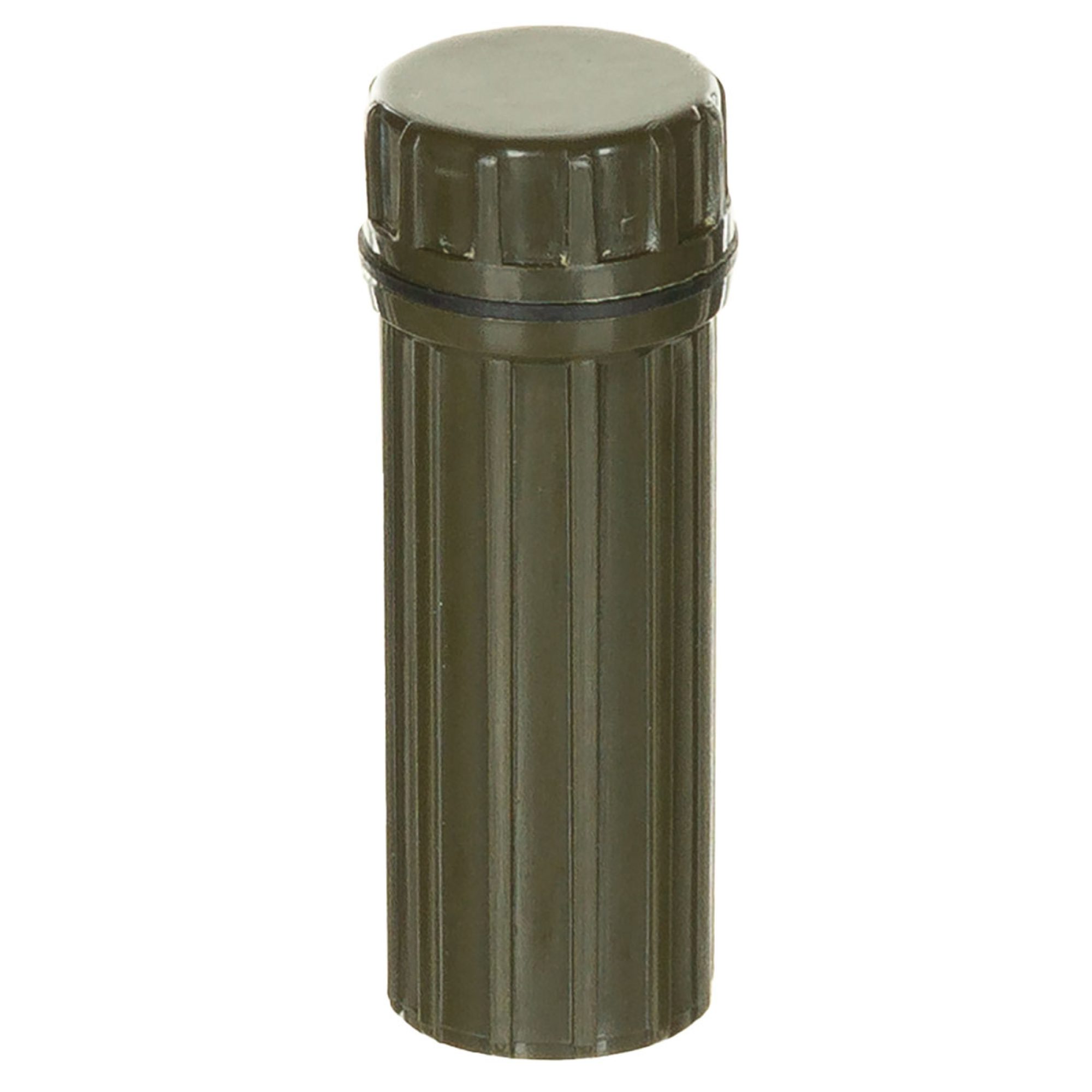 Wasserdichte Box,  rund, oliv