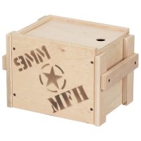 Holzkiste,  groß,  9 MM