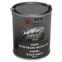 Army Lack,  WALD GRÜN, matt,  Dose,  1 l