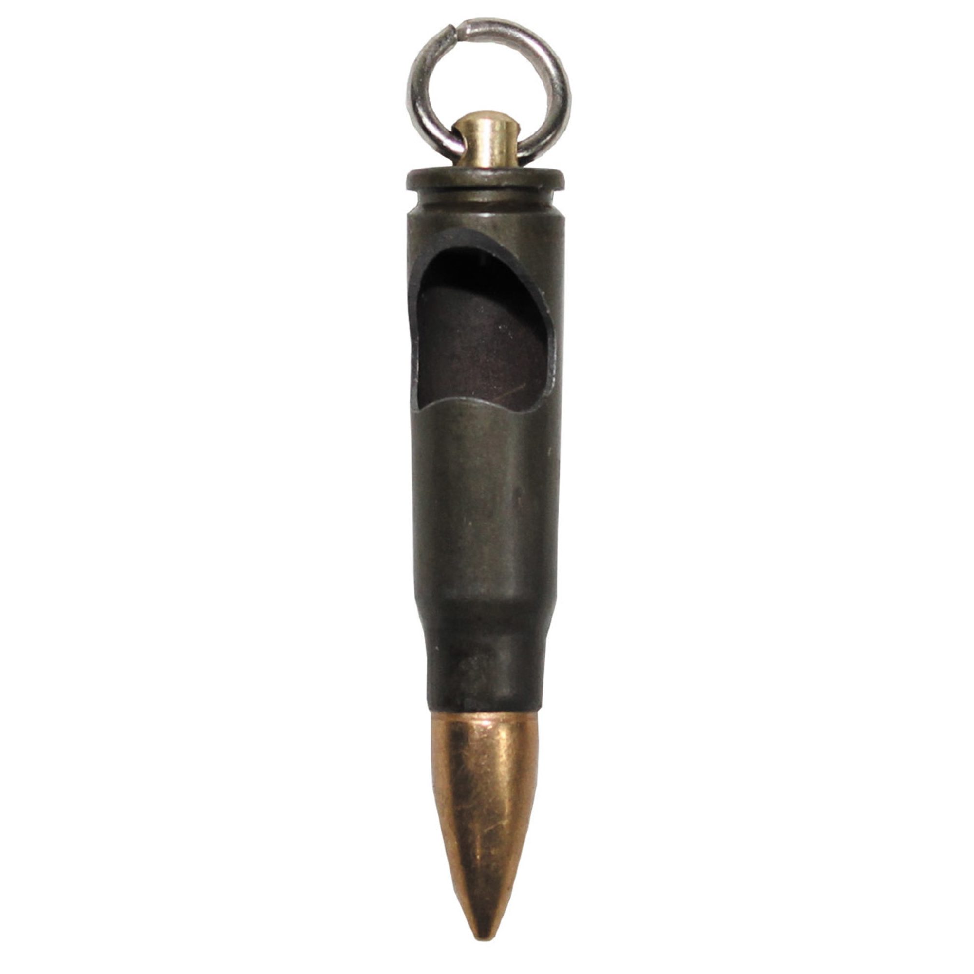 Anhänger-Patrone,  "AK-47", Messing,  mit Flaschenöffner