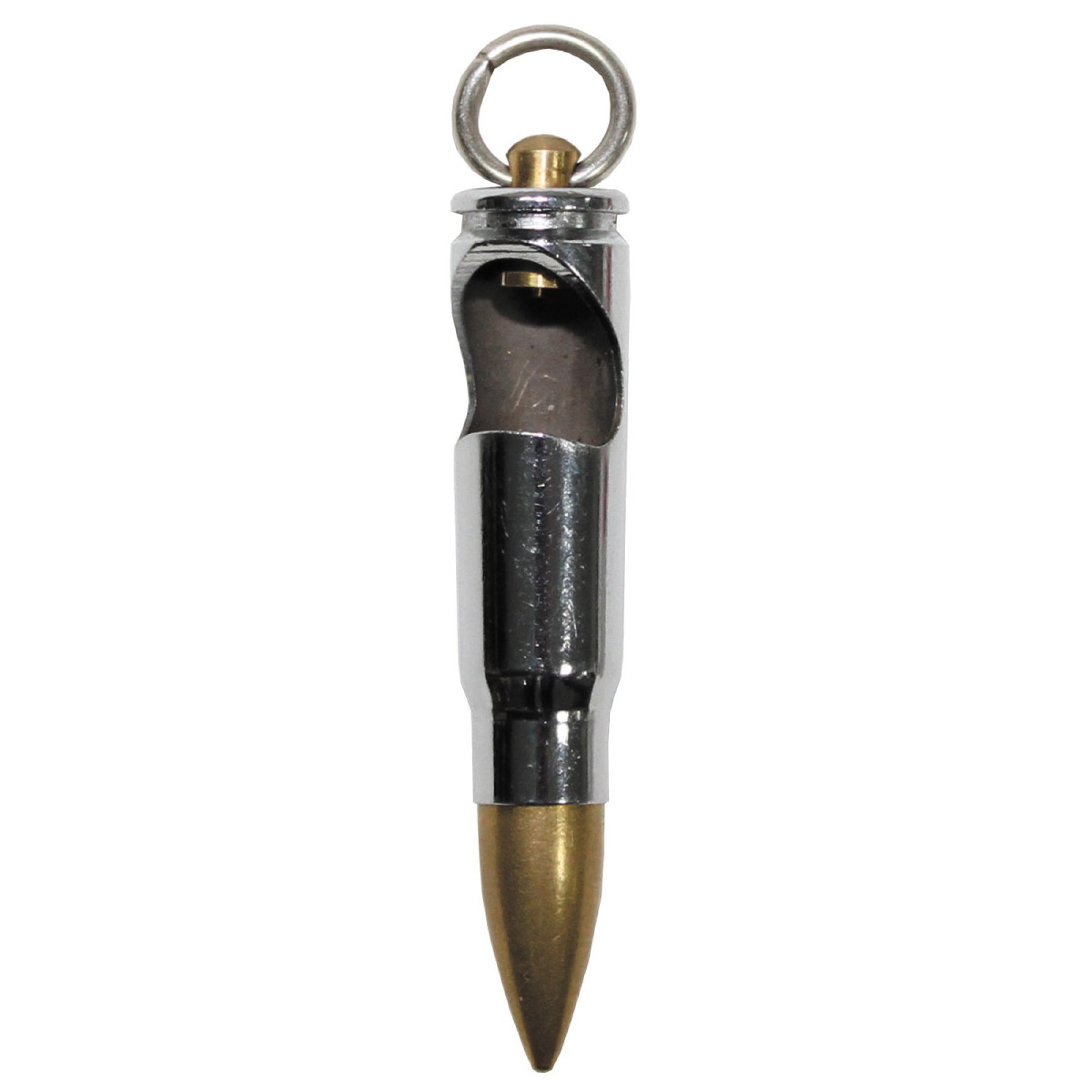 Anhänger-Patrone,  "AK-47", silber,  mit Flaschenöffner