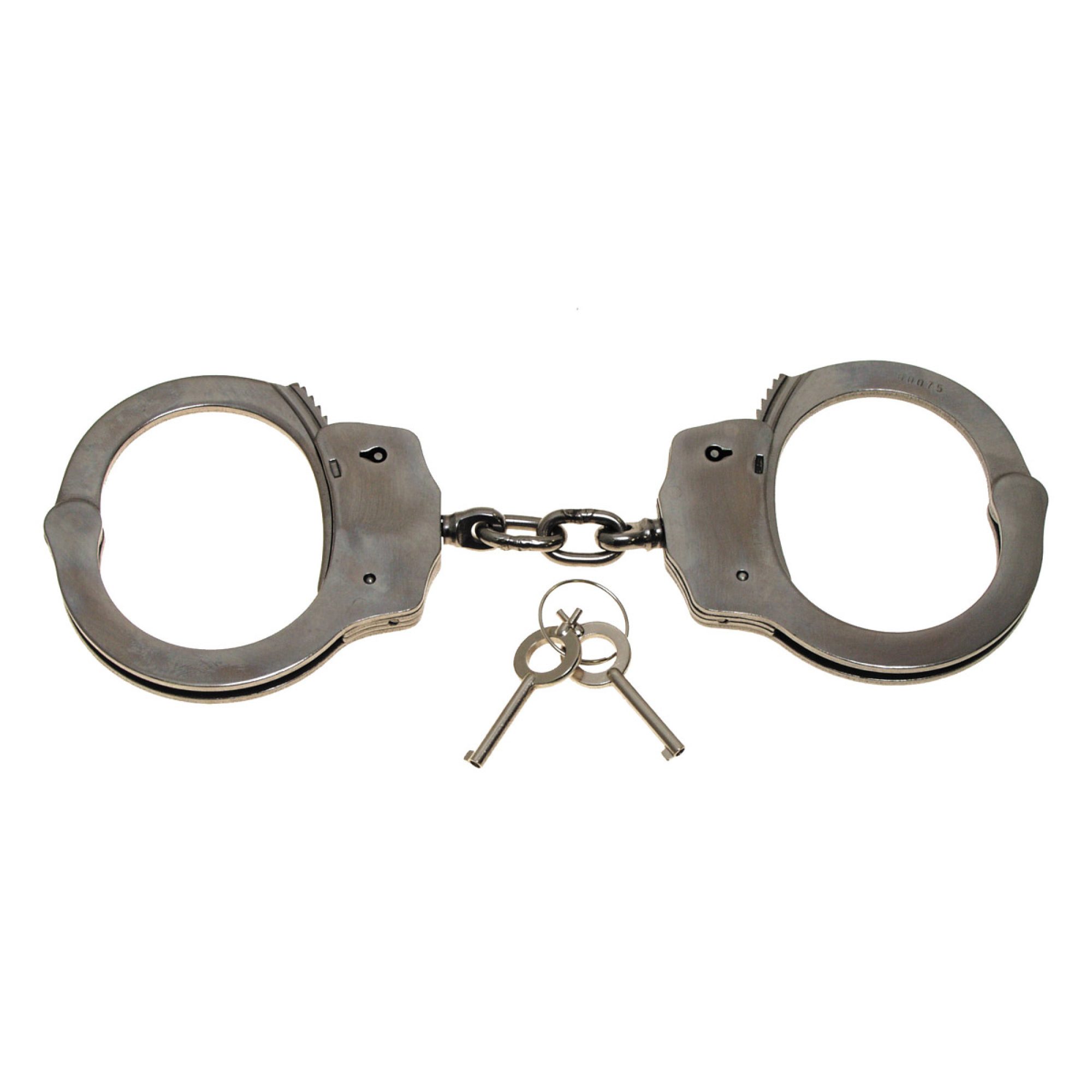 Handschellen, Sicherheitsrille, 2 Schlüssel
