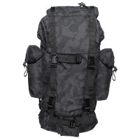 BW Kampfrucksack,  65 l, Alu-Aussteifung,  night-camo