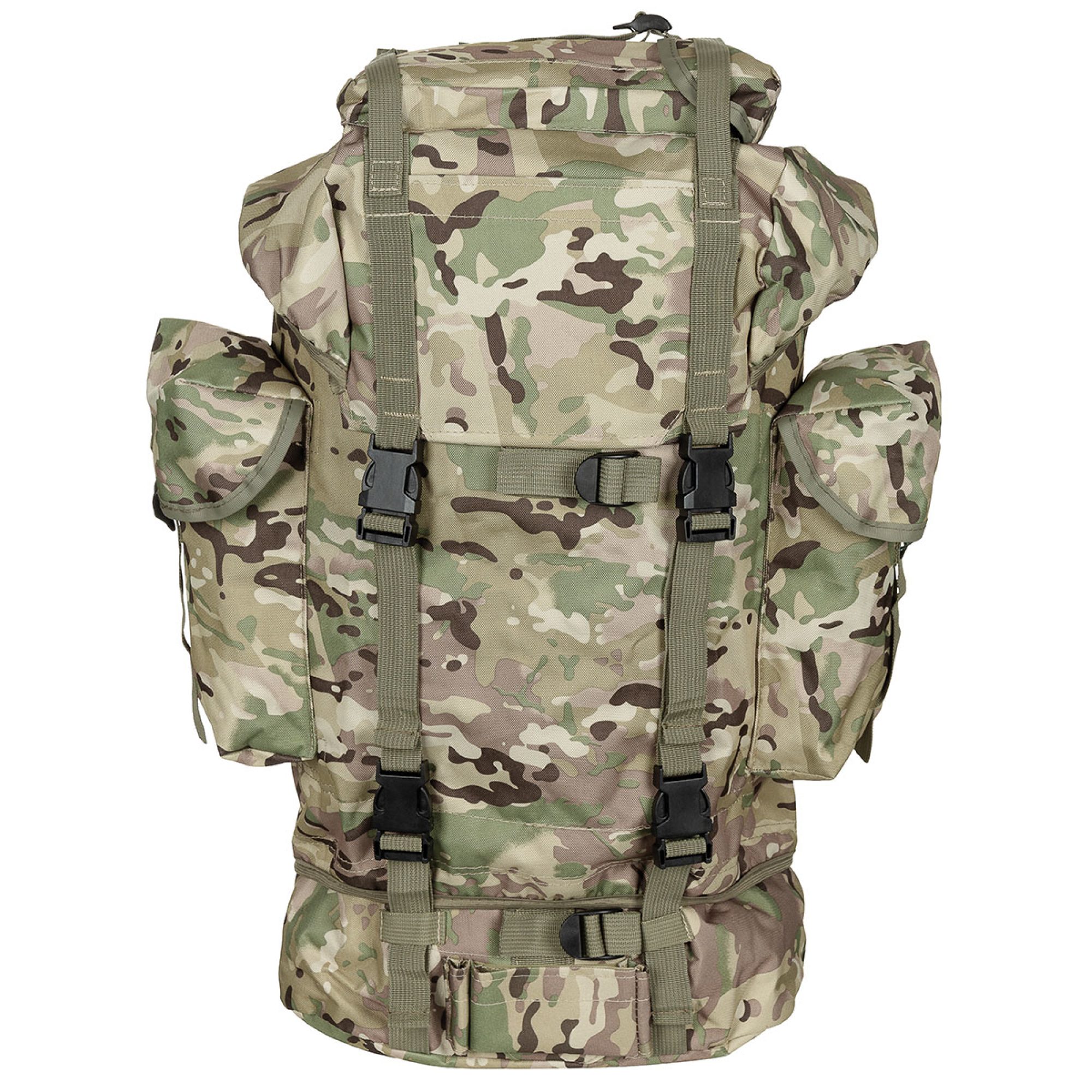 BW Kampfrucksack,  65 l, Alu-Aussteifung,  op.-camo